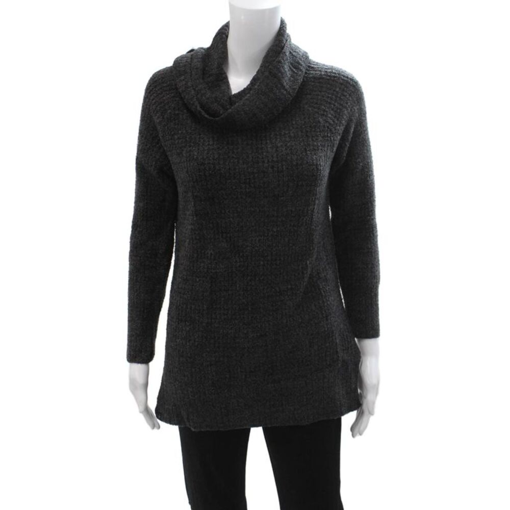 Barefoot Dreams® Unisex Pullover Dark Gray Sweater Size XS